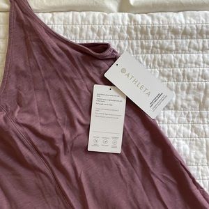 Athleta Nighttime Bliss Sleep V Neck Romper XS NWT